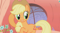 Applejack looks to her side S1E08