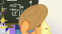 Applejack puts her hat over her eyes S9E4