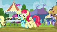 Line of ponies moving along S4E22