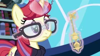 Moon Dancer straightens her glasses S5E12