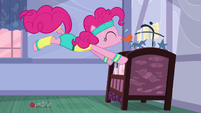 Pinkie Pie blowing a raspberry S02E18