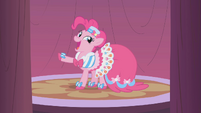 A cheery Pinkie pose.