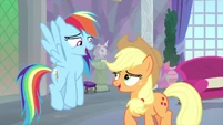 Rainbow and AJ laugh with embarrassment MLPS3.png (588 KB)