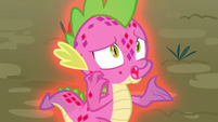 Spike -eaten by a giant predator- S8E11