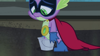 Spike with foot in bucket again S4E06
