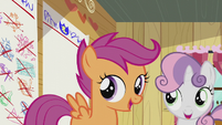Sweetie and Scootaloo sings "..way..." S5E18