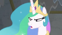 "...the importance of friendship, trust, and honesty!" (Whoa, never have we seen Celestia this upset since the Royal Wedding.)