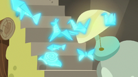 Folded napkins fly around Discord's house S7E12