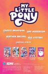 My Little Pony (2022) issue 1 credits page