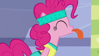 Pinkie Pie sticking her tongue out S2E18