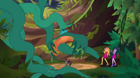 Plant monster about to eat Rainbow Dash EGSB