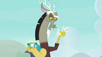 Discord snapping his fingers S9E25