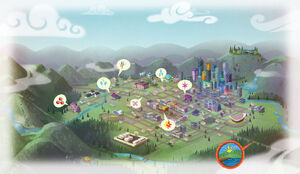 Equestria Girls website - Map of Canterlot