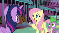 Fluttershy -get the other monsters to help- S8E26