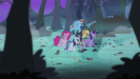 Main cast searching for Flutterbat S4E07