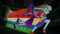 Rainbow drags Twilight out of engine room EGSB