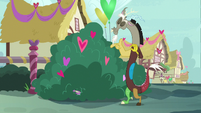 Spike falls over into the bushes S8E10