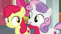 Sweetie Belle agrees with Scootaloo S8E12