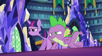 Twilight and Spike expressions of confidence EG2