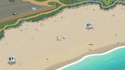 Wide view of the Canterlot beach EGDS14