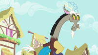 Discord glaring at Tree Hugger S5E7