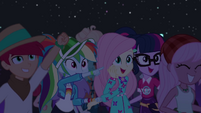 Equestria Girls see Sunset and Pinkie on stage EGSBP