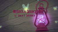 Legend of Everfree credits - Rebecca Shoichet EG4