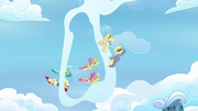 Pegasi flying through a cloud ring S3E07