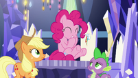 Pinkie Pie laughing at her own gag S9E14