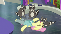 Smoky and family proud of Fluttershy S8E4