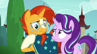 Starlight and Sunburst look at each other confused S8E8