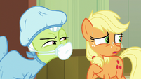 Young Applejack stammering S6E23