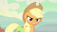 Applejack is undaunted.