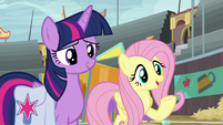 Fluttershy "after years of experience" S9E22