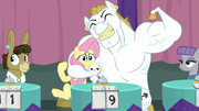 Fluttershy and Bulk Biceps on a team S9E16