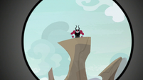 Lord Tirek standing on a stone pillar S9E24