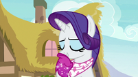 Rarity stifling her laughter S8E17