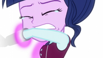 Sci-Twi tearfully trying to free herself EG3