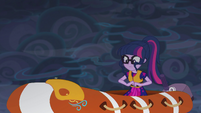 Twilight Sparkle unbuckling her life jacket EGSB