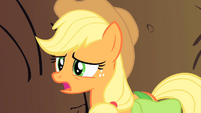 Applejack concerned for the safety of her missing friends S1E21