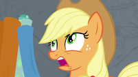 Applejack rolling her eyes at Pinkie S8E7