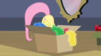 Fluttershy doing a great imitation of an ostrich