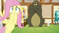 Fluttershy nervous with her animal friends S5E21