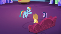 Rainbow "is it my fault that I don't like pies?" S7E23