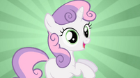 Sweetie Belle (Green Background.)