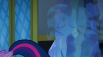 Twilight Changeling walking away from Starlight and Trixie S6E25
