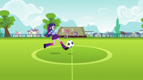 Canterlot High's soccer field.