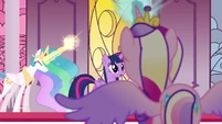 Twilight sees other princesses about to transfer their magic S4E26