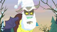 Discord with Santa beard made of snow MLPBGE