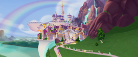 Distance shot of Canterlot MLPTM